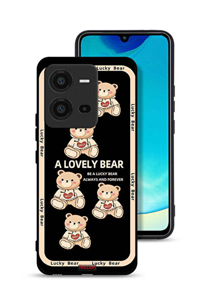 Tolwak غطاء حماية لهاتف Vivo V25 5G - دب جميل