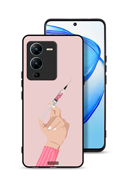 Tolwak غطاء حماية لهاتف Vivo V25 Pro 5G بنقشة Love Injection