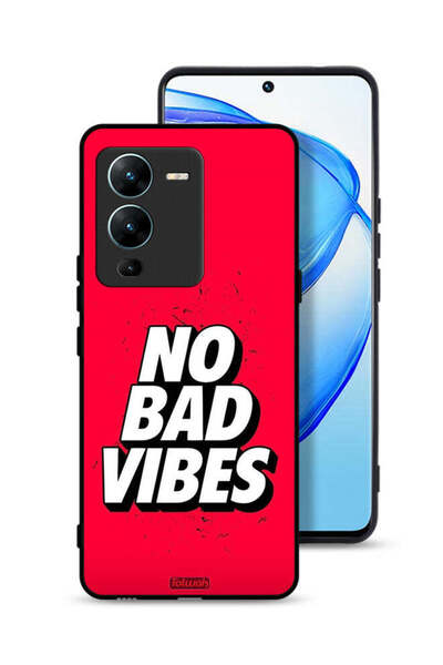 Tolwak Vivo V25 Pro 5G Protective Case Cover No Bad Vibes
