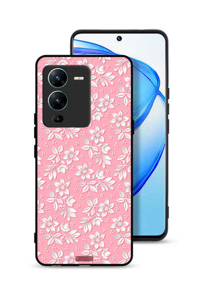 Tolwak غطاء حماية لهاتف Vivo V25 Pro 5G بنمط خلفية زهور