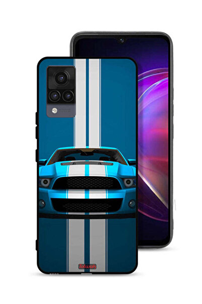 Tolwak Vivo V21 Protective Case Cover Car Abstract Art