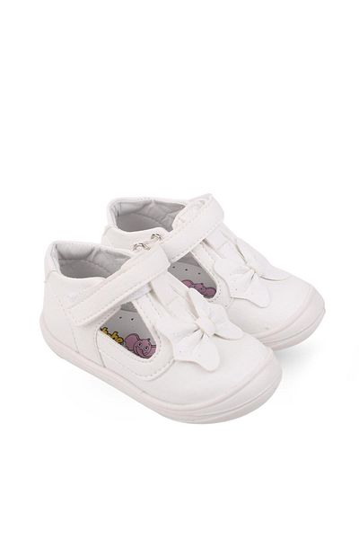 Papuçsepeti Shoe Basket - Şrbb 4796 Baby Girl Orthopedic First Step Shoes