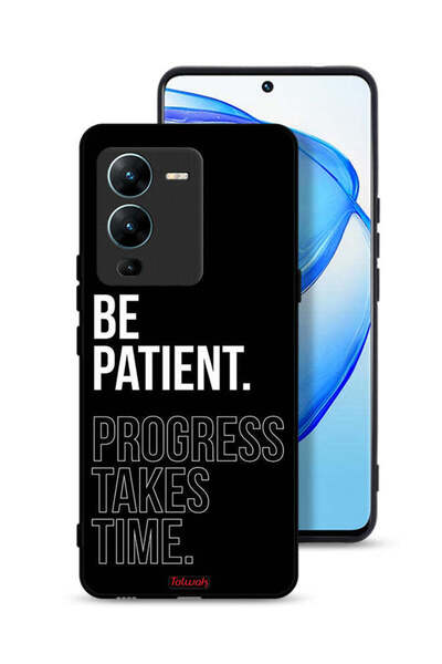 Tolwak غطاء حماية لهاتف Vivo V25 Pro 5G كن صبورًا فالتقدم يستغرق وقتًا