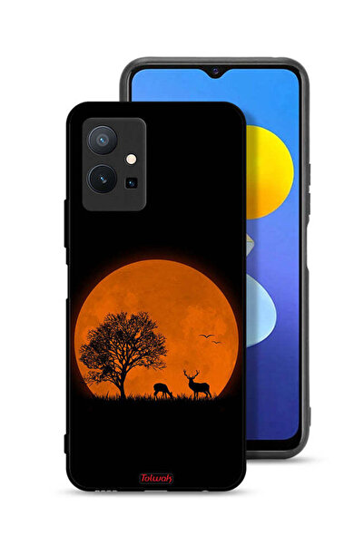 Tolwak غطاء حماية لهاتف Vivo Y75 5G برسومات قمر المساء