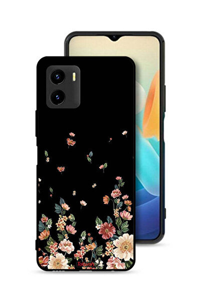 Tolwak Vivo Y15s Protective Case Cover Small Flowers In Bottom