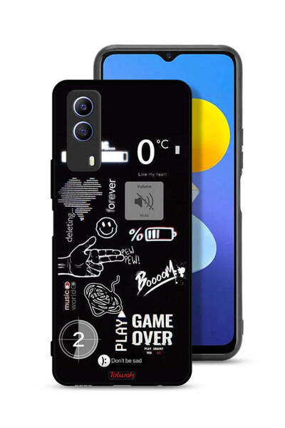 Tolwak Vivo T1x Protective Case Cover Game Over Pew Pew