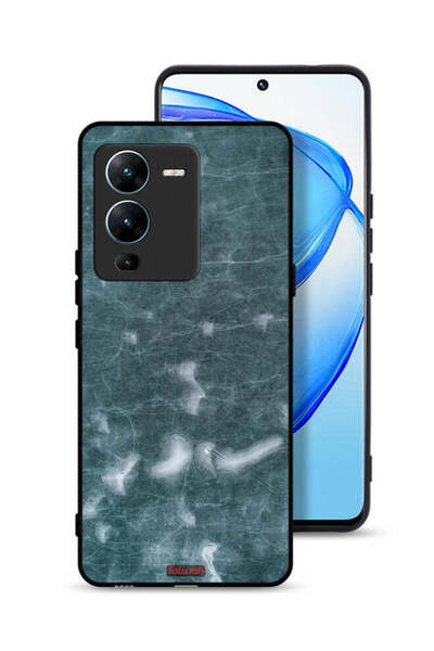 Tolwak غطاء حماية لهاتف Vivo V25 Pro 5G بنمط ستونيش