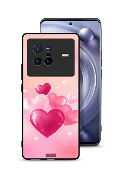 Tolwak Vivo X80 Protective Case Cover Beautiful Hearts Art