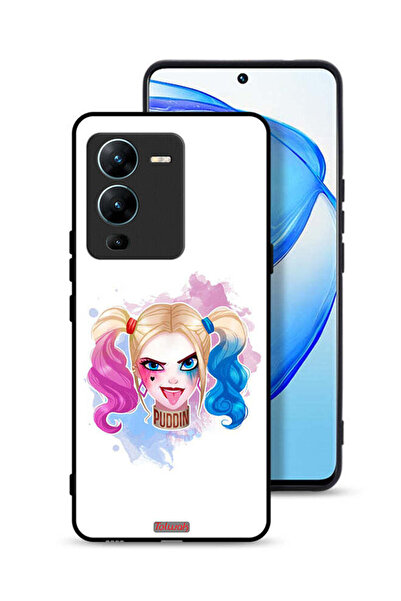 Tolwak غطاء حماية لهاتف Vivo V25 Pro 5G برسومات هارلي كوين