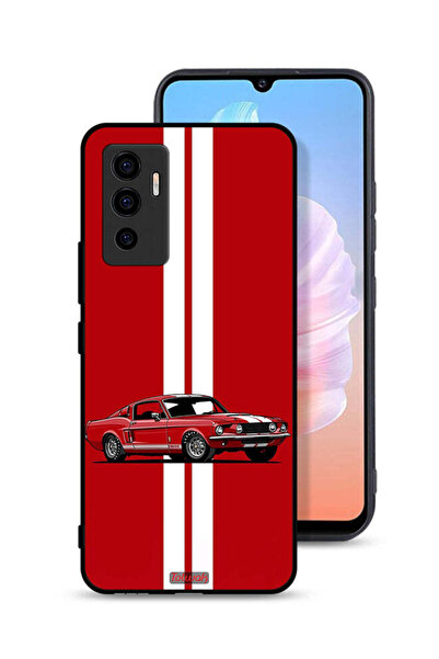 Tolwak Vivo S10e 5G Protective Case Cover Vintage Car Abstract Art