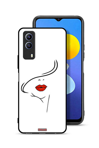 Tolwak غطاء حماية Vivo T1x بتصميم وجه فتاة