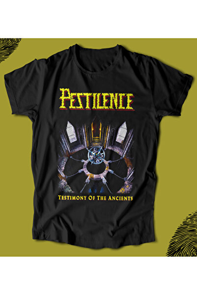BUTSHIRT تي شيرت BU 'Pestilence - Testimony Of The Ancients' Regular-Fit' للج...