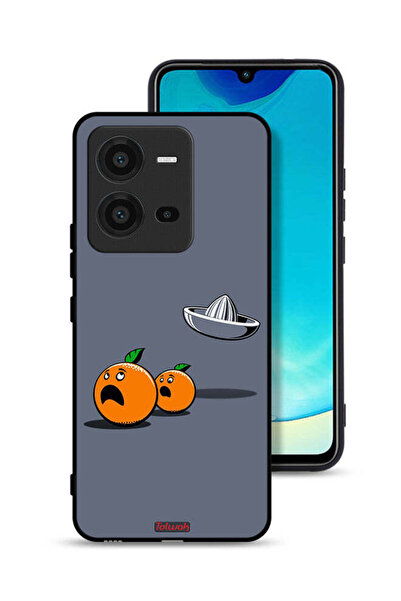 Tolwak غطاء حماية لهاتف Vivo V25 5G بتصميم فني رقمي بسيط وفكاهي