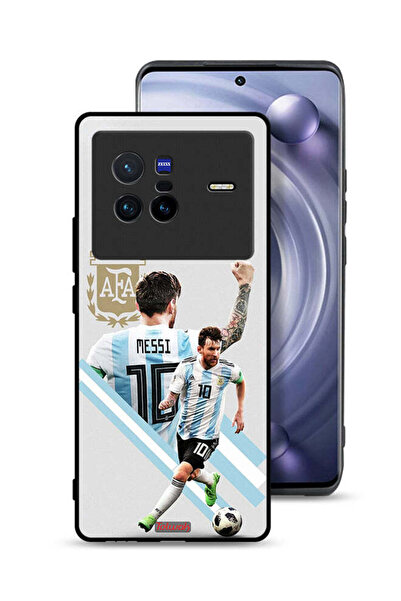 Tolwak غطاء حماية لهاتف Vivo X80 برسومات ليو ميسي