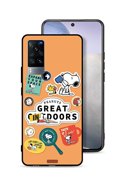 Tolwak غطاء حماية لهاتف Vivo X60 بملصقات الفول السوداني