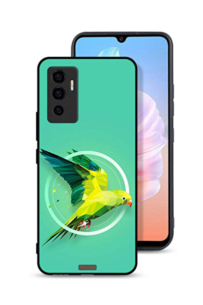 Tolwak غطاء حماية لهاتف Vivo V23e بتصميم فن تجريدي ببغاء