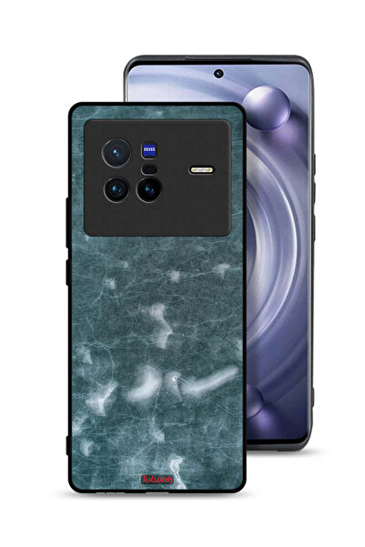 Tolwak غطاء حماية لهاتف Vivo X80 بنمط ستونيش
