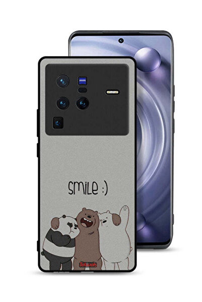 Tolwak غطاء حماية Vivo X80 Pro بتصميم ابتسامة الأصدقاء