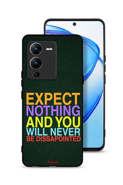 Tolwak Vivo V25 Pro 5G Protective Case Cover Expect Nothing And You Will Neve...