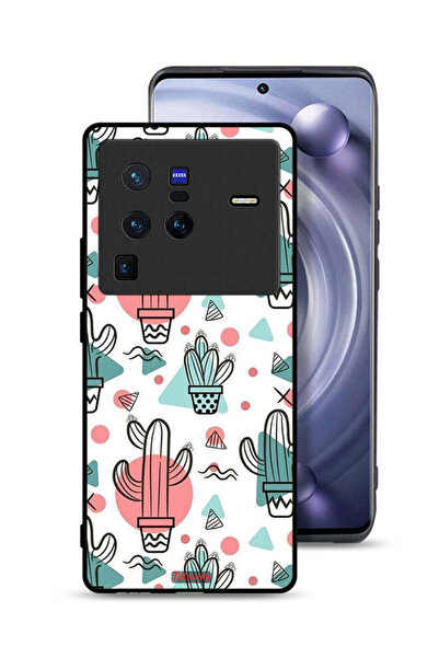 Tolwak غطاء حماية لهاتف Vivo X80 Pro - كاكتوس