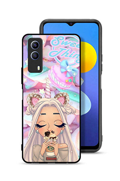 Tolwak غطاء حماية لجهاز Vivo T1x بتصميم Sweet Thing