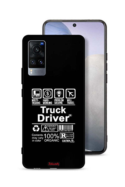 Tolwak غطاء حماية Vivo X60t، ملصق سائق شاحنة
