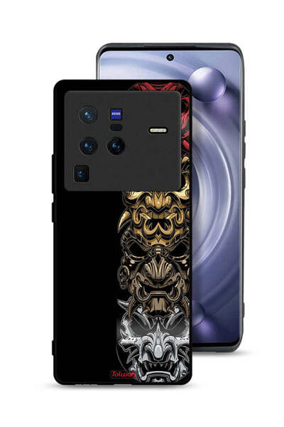 Tolwak غطاء حماية لهاتف Vivo X80 Pro مع رسومات فنية