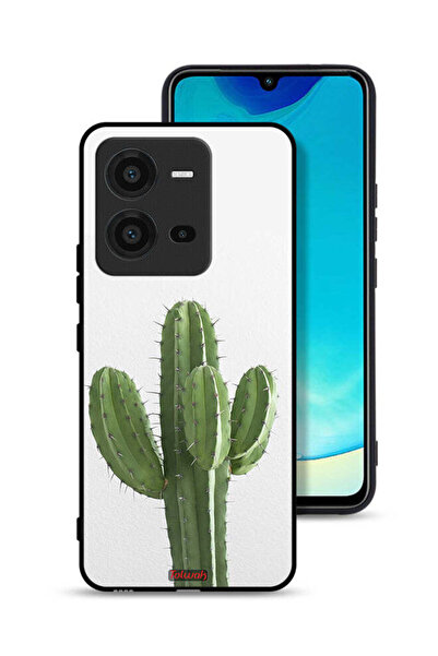 Tolwak غطاء حماية لهاتف Vivo V25 5G بنقشة نبات الصبار