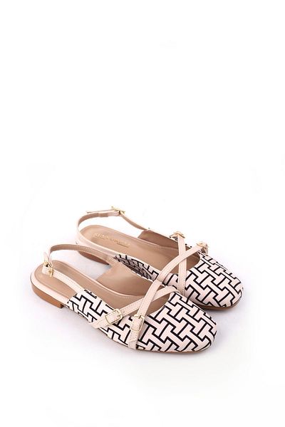 Papuçsepeti Shoe Basket 4778 Comfortable Sole Women's Ballerina Shoes