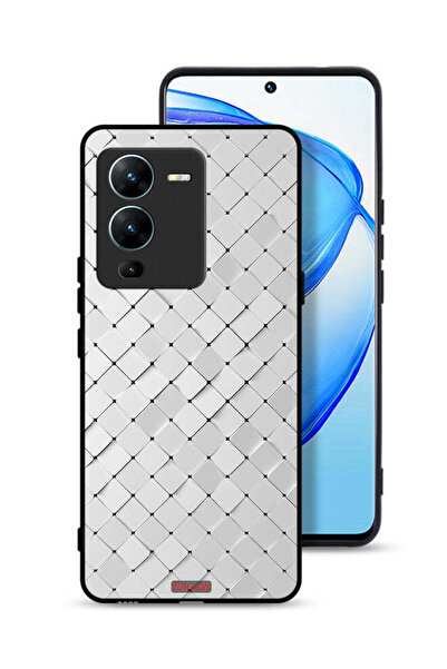 Tolwak غطاء حماية لهاتف Vivo V25 Pro 5G بنقشة البلاط
