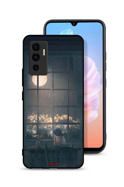 Tolwak غطاء حماية لهاتف Vivo S10e 5G بنظرة على فن القمر