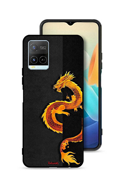Tolwak غطاء حماية لهاتف Vivo Y32 بفن التنين