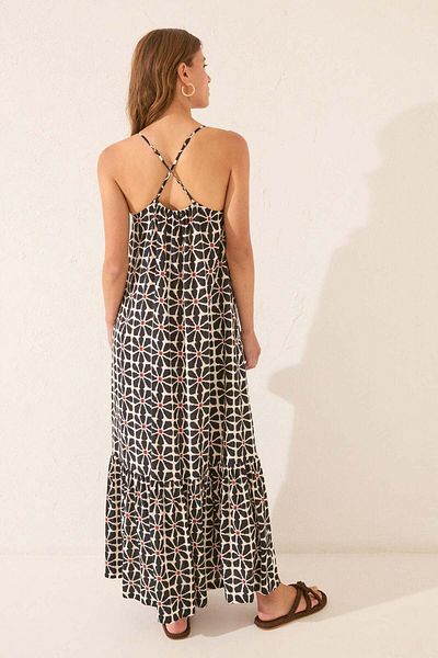 Women'secret Long straps dress with floral print