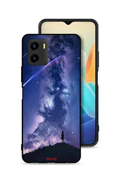 Tolwak غطاء حماية لهاتف Vivo Y15s بنقشة نجوم متحركة