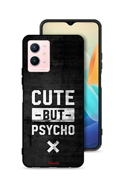 Tolwak Vivo Y33s 5G Protective Case Cover Cute But Psycho