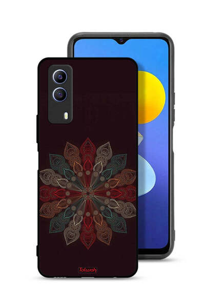 Tolwak غطاء حماية لهاتف Vivo T1x بتصميم زهرة ماندالا