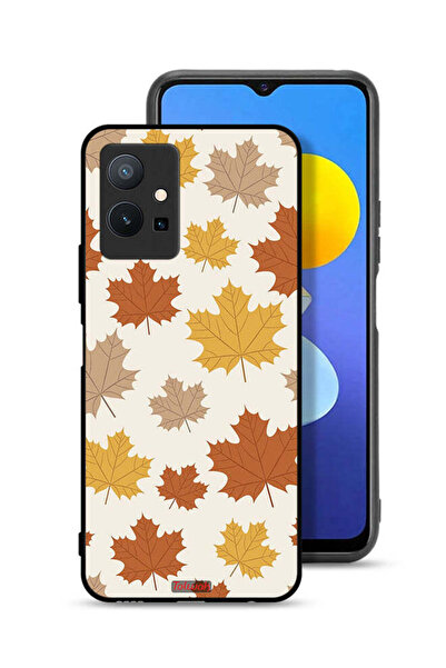 Tolwak Vivo T1 5G Protective Case Cover Autumn Leaves