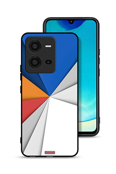 Tolwak غطاء حماية لهاتف Vivo V25 5G مصنوع من مادة مطابقة للفن التجريدي
