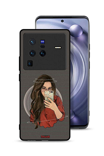 Tolwak غطاء حماية لهاتف Vivo X80 Pro لالتقاط صور سيلفي