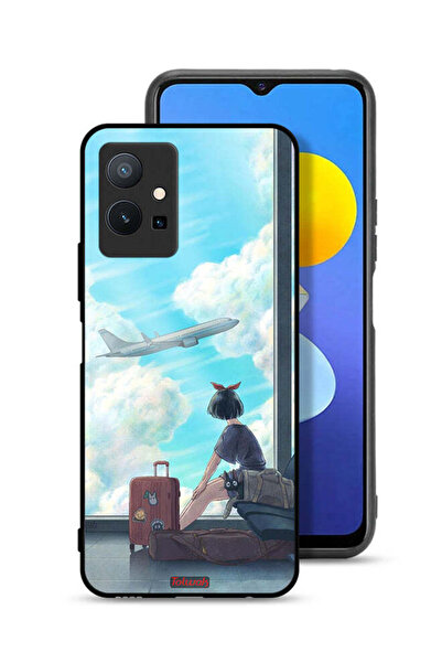 Tolwak غطاء حماية Vivo T1 5G بتصميم فن السفر