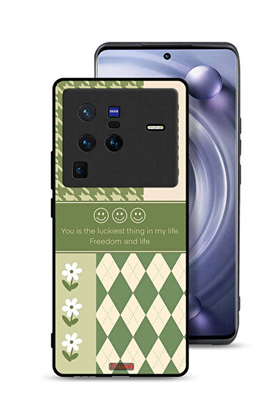 Tolwak غطاء حماية لهاتف Vivo X80 Pro، الابتسامة هي أسعد شيء في حياتي