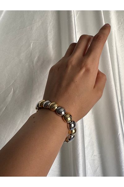 Petra Jeweils Silver Gold Plate Bracelet