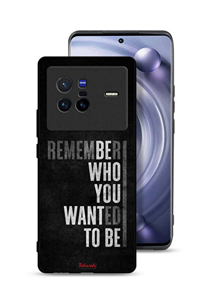 Tolwak غطاء حماية لهاتف Vivo X80 تذكر من أردت أن تكون