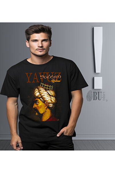 BUTSHIRT BU Tişört 'Osmanlı Serisi -Yavuz Sultan Selim' Regular-Fit' Unisex Tişört