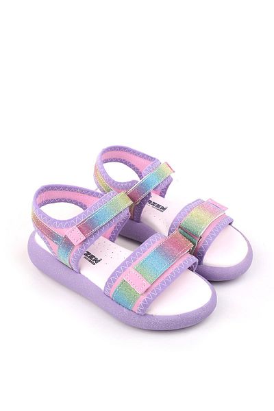 Papuçsepeti Shoe Basket Arzn 4830 Girls' Orthopedic Comfortable Sole Sandals