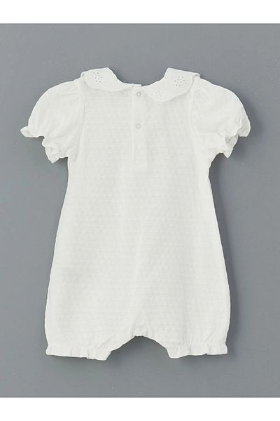 LC Waikiki Embroidered Baby Girl Jumpsuit and Headband Set of 2