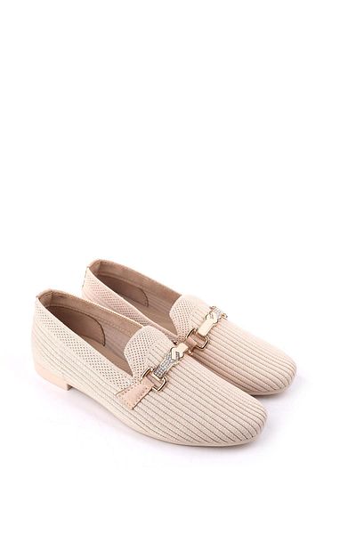 Papuçsepeti Shoe Basket 303 Women's Knitwear Knitted Daily Ballerina Shoes
