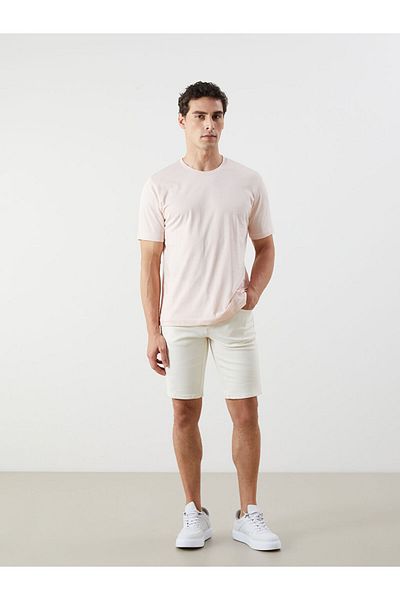 LC Waikiki Ανδρικό μπλουζάκι New Season Crew Neck Combed Cotton - S50839Z8