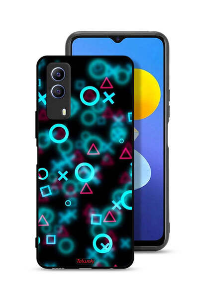 Tolwak غطاء حماية لجهاز Vivo T1x برسومات أيقونات لعبة الحبار الصغيرة