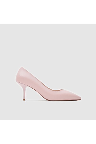 TOGO Pudra Hakiki Deri Kadın Stiletto [060067]